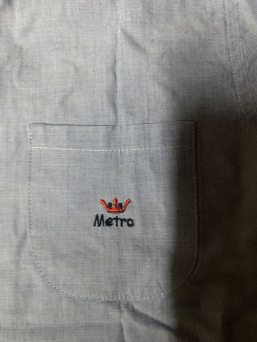 Camisa de manga curta criança azul unissexo “Metro” 12 anos