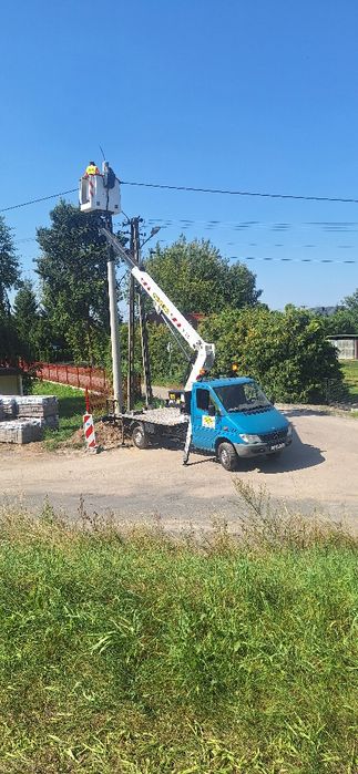 Zwyżka Podnośnik Koszowy 20m Wynajem . Cięcie i podcinanie drzew ..
