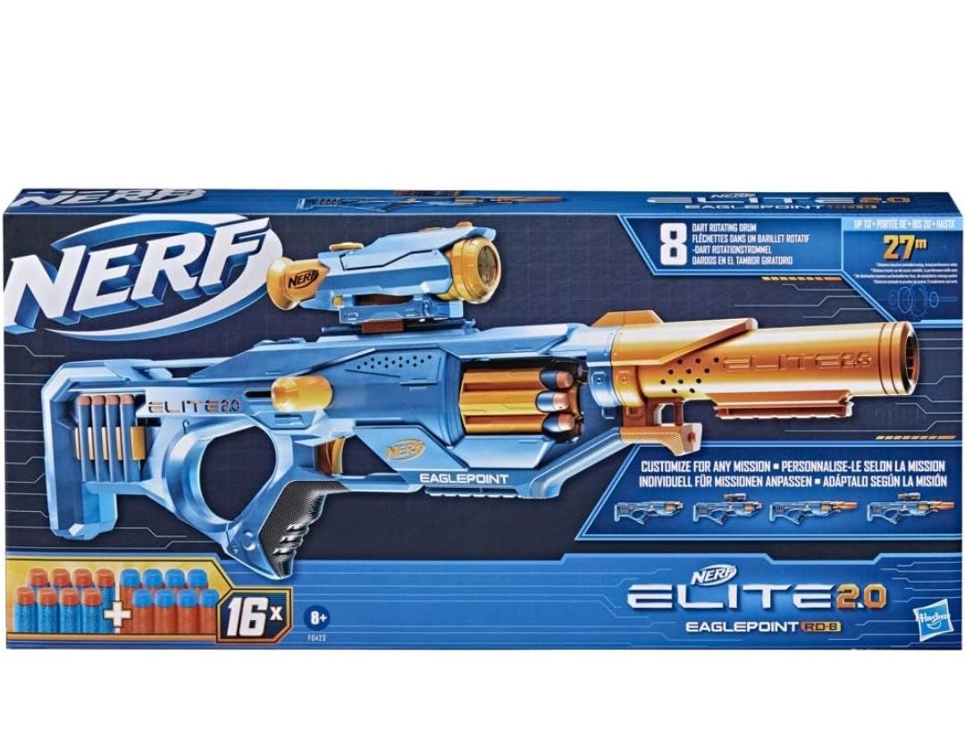 Nerf elite 2.0 zabawka idealna dla chłopca 9lat i wyrzej