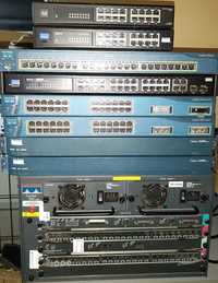 Router Switch Cisco 2600 Cisco 3500XL Catalist 5505 ZESTAW do NAUKI