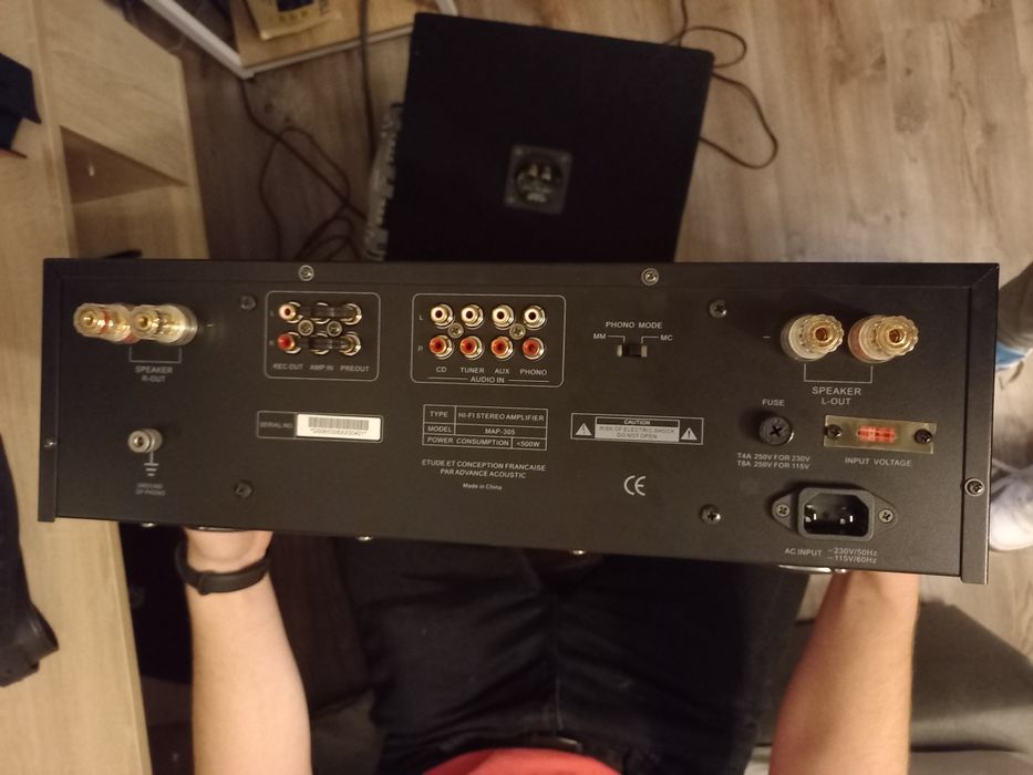Wzmacniacz Advance Acoustic 305 map