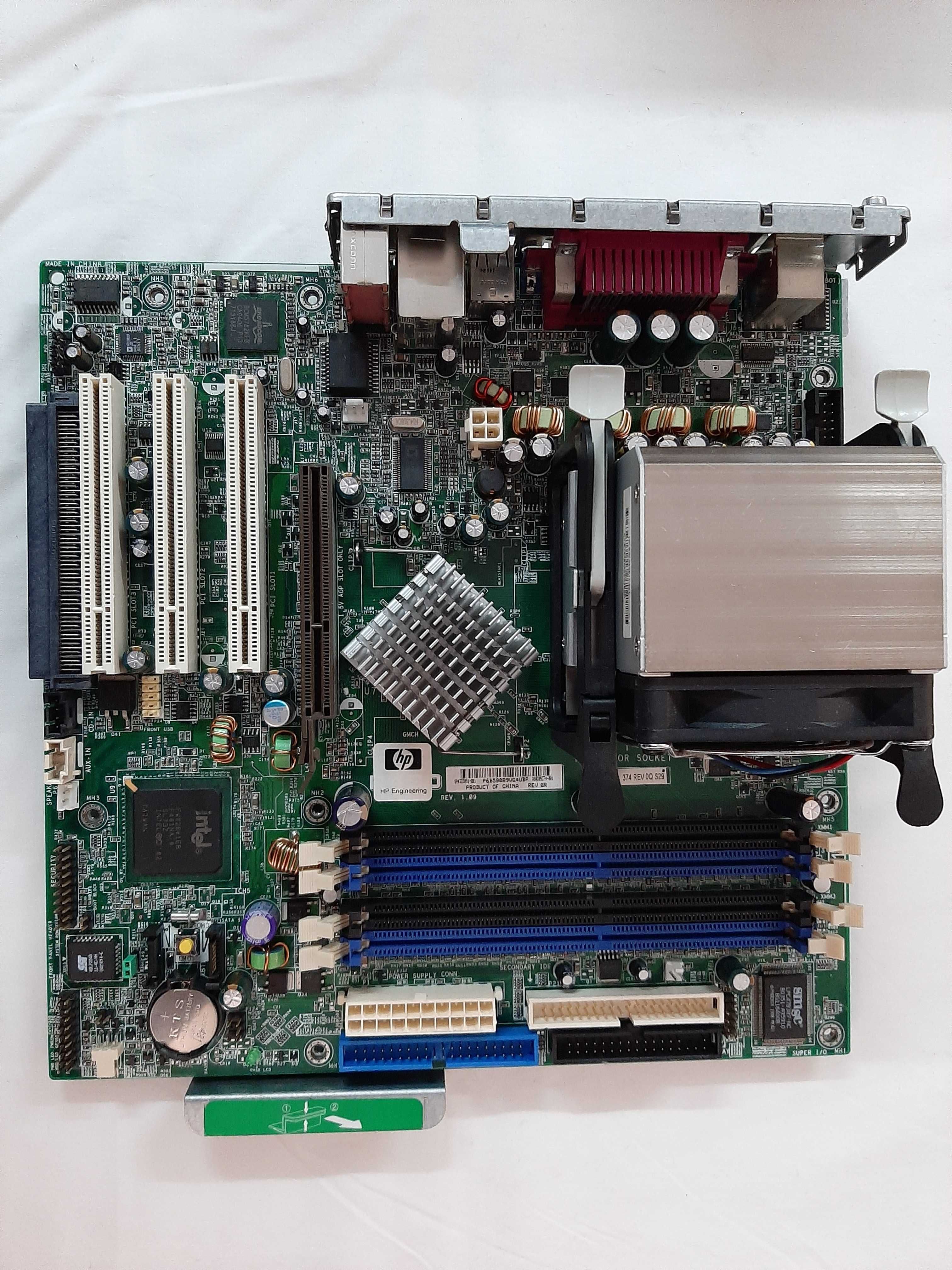 Motherboard Skt478 + Processador + Cooler