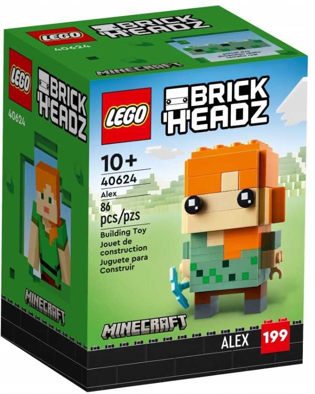 Lego BrickHeadz Minecraft 40624 Alex