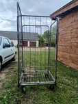 Wózek transportowy siatkowy