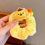 Pompompurin puchata pluszowa duża gumka do włosów frotka Sanrio Kawaii