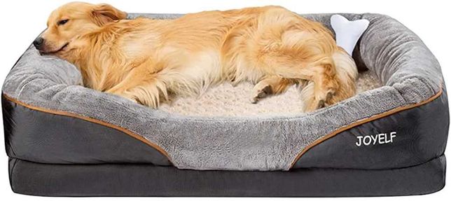 Łóżko dla psa JOYELF XL z pianki zapamiętującej kształt