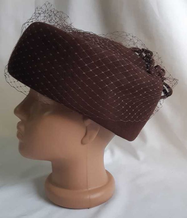 Шляпка женская кроличий пух Helen