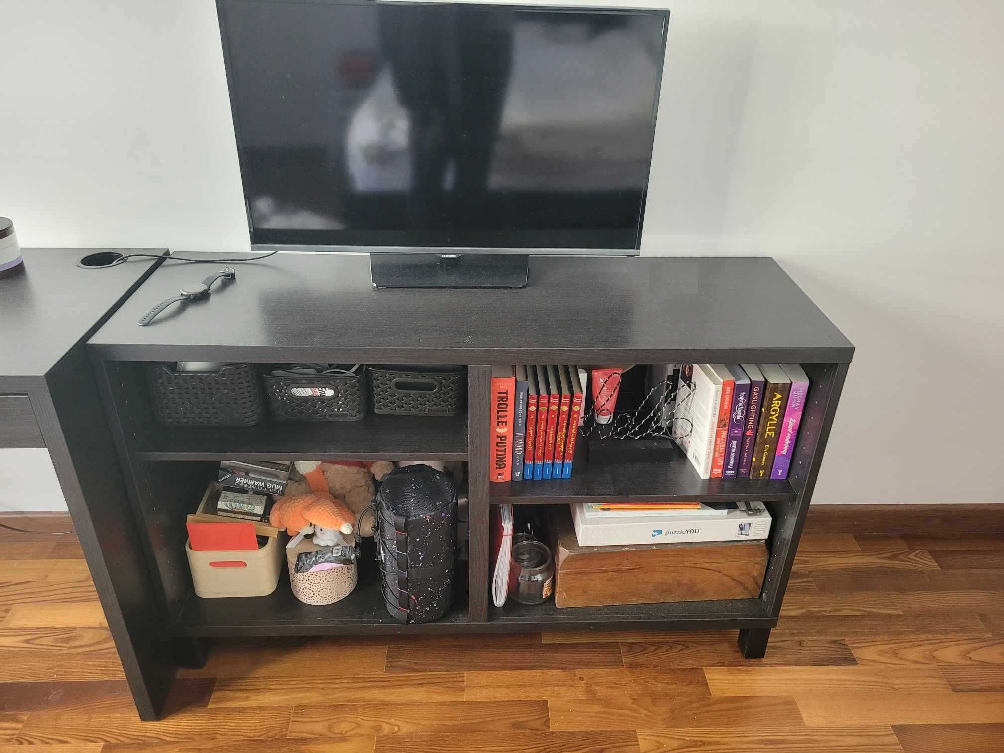 BESTÅ Szafka pod TV, ciemnoszary, 120x40x75 cm IKEA