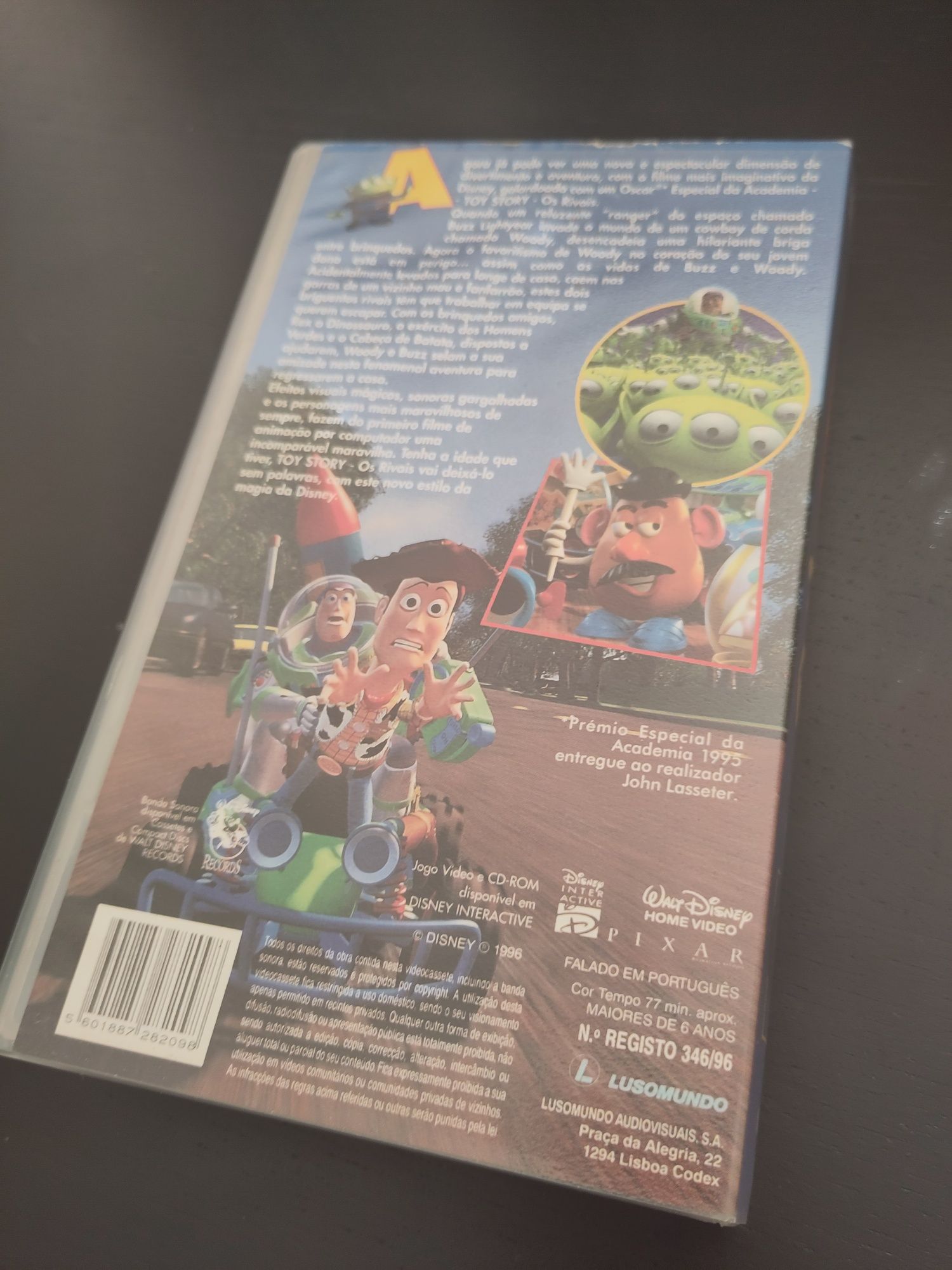 Filme VHS Toy Story 1 Português