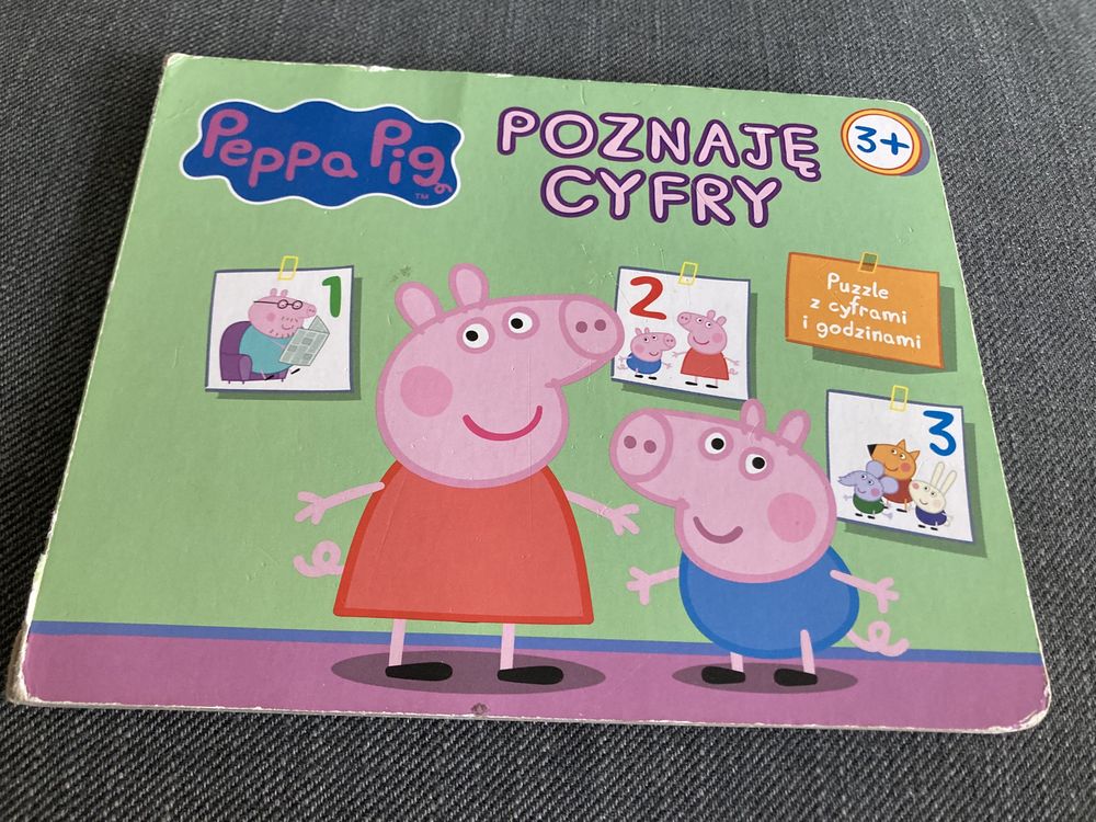 Książka poznaje cyfry Peppa Pig