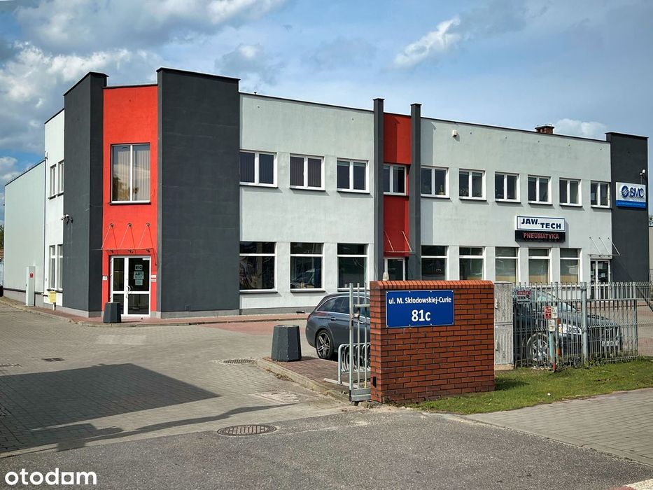 Lokal biurowy o pow. 75m2 parking teren ogrodzony dobra lokalizacja