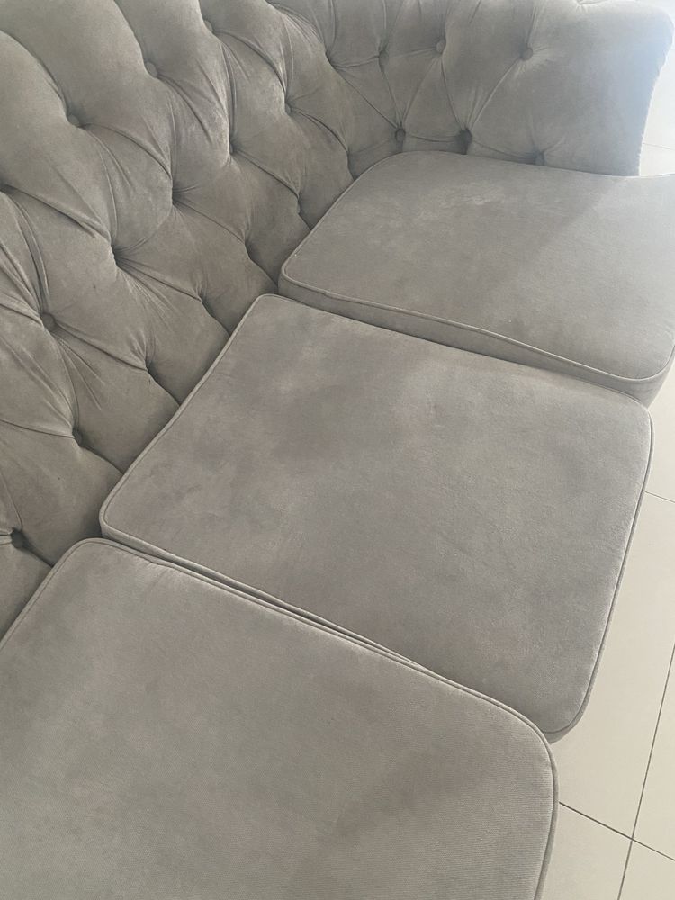Sofa Chesterfield plus 2 fotele
