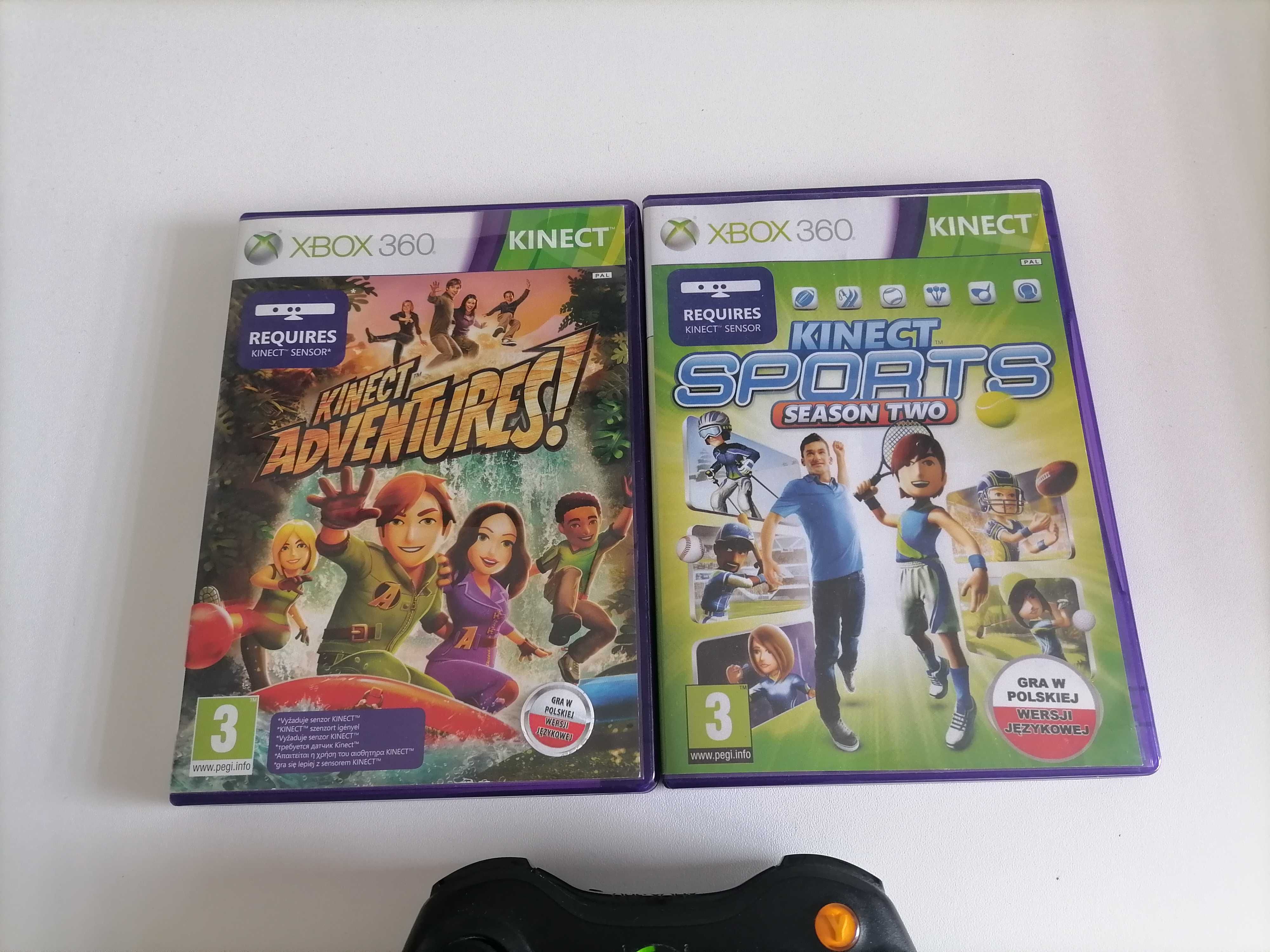 Konsola XBOX 360, 2 pady, kinect, gry- FANTAZJAGIER (IIII)