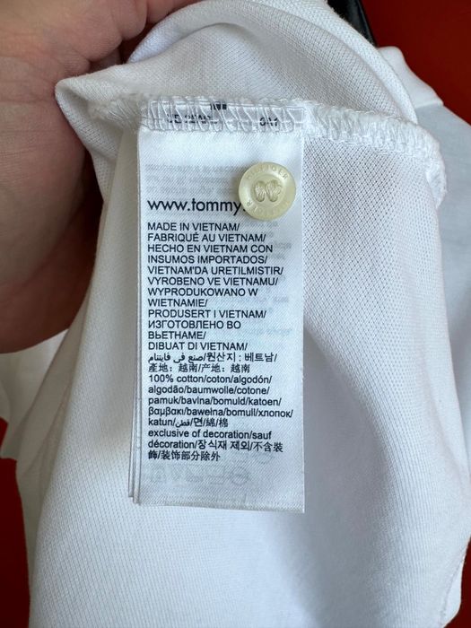 Tommy Hilfiger Оригінал чоловіча футболка з комірцем поло розмір M