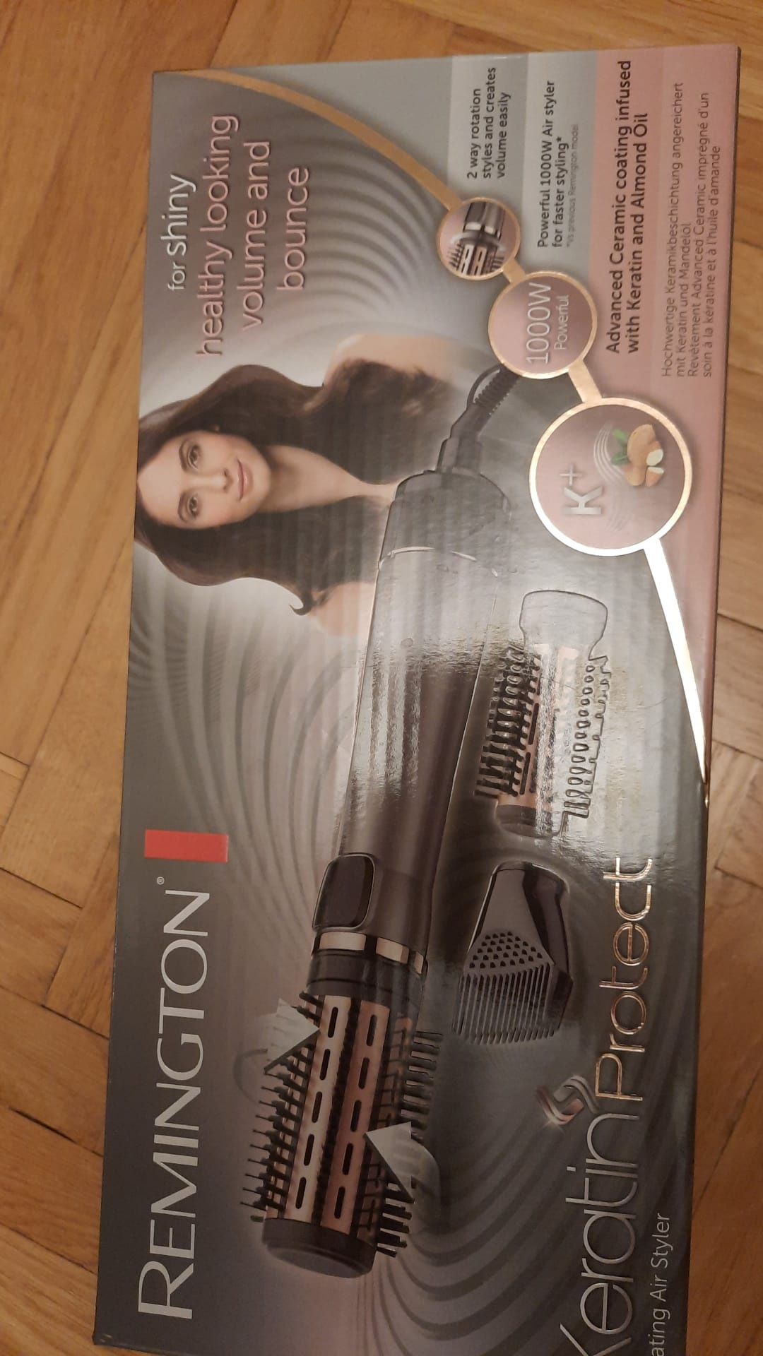 Remington Lokówko suszarka Keratin Prorect