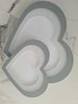 Lampa serce szare
