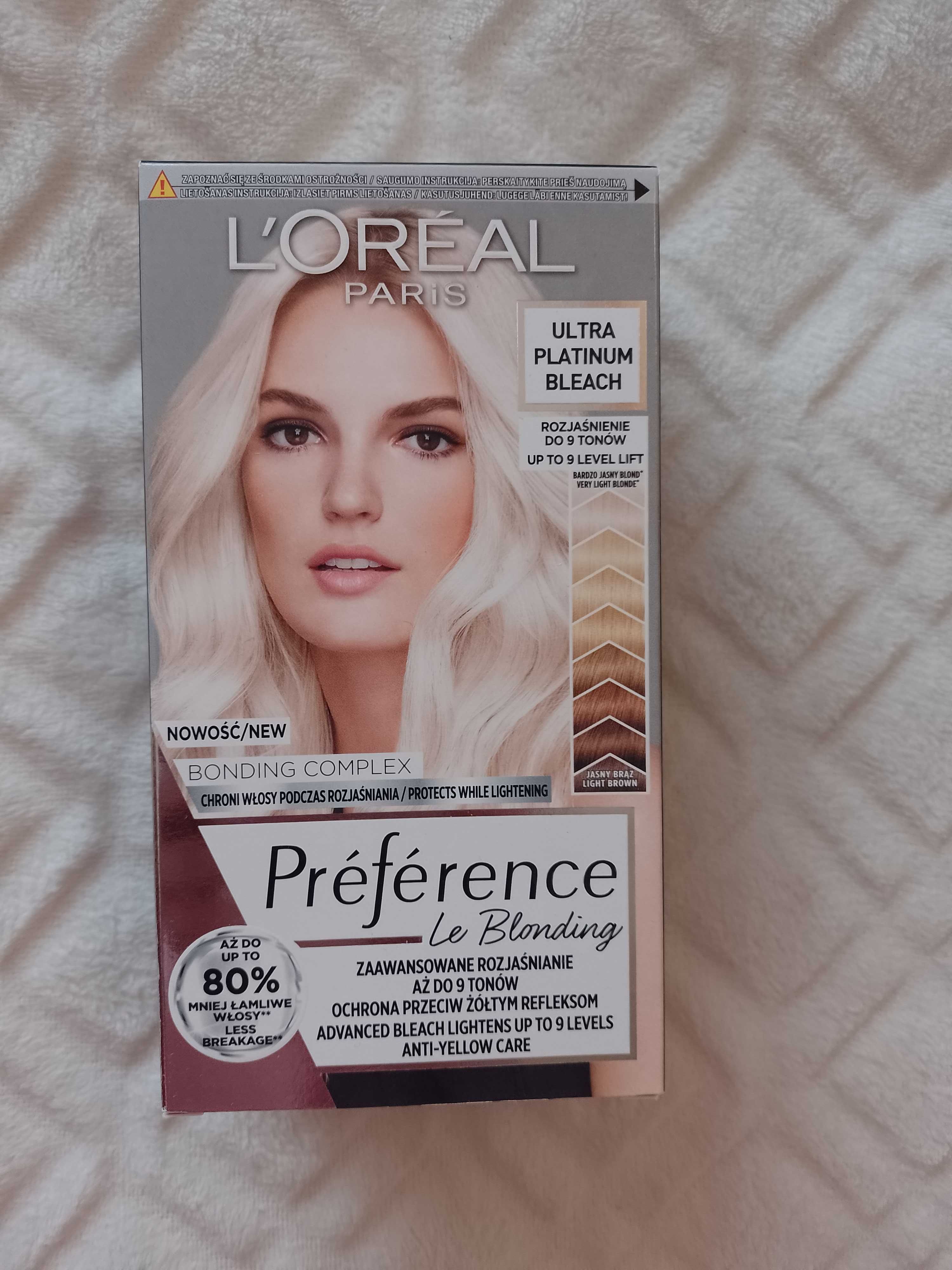 L'Oreal Paris Preference/ Ultra Platinum, farba do włosów, NOWA