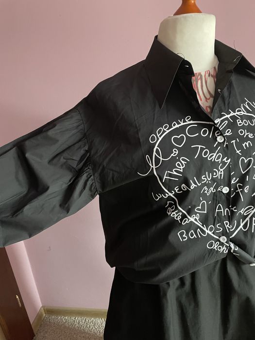 Czarna koszula z aplikacją 42/44/46