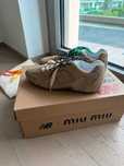 New Balance_530_MiuMiu brązowy Moda_Buty_Mokasyny Mokasyny R.37