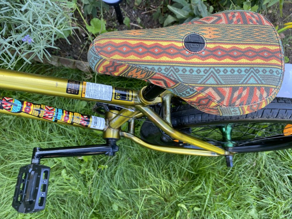 GT Performer 20.5"TT Bike-Yellow BMX