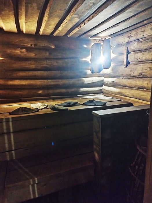 Баня и чан на дровах