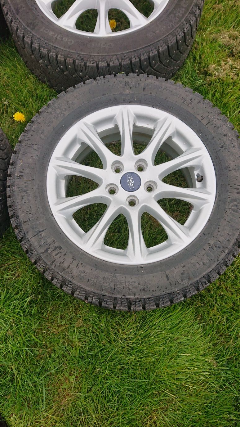 Alufelgi Ford Focus, Mondeo R16 z oponami zimowym, TPMS. i