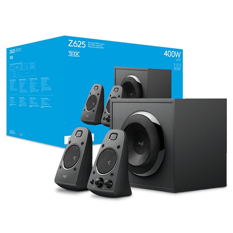 Głośniki z wejściem optycznym LOGITECH Z625 2.1 THX 400W z gwarancją!