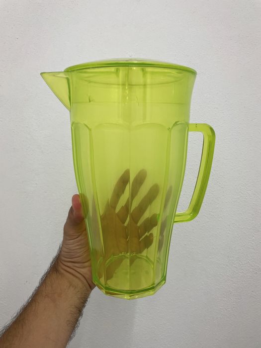 Jarro plástico verde loja área