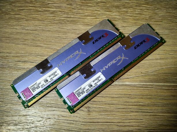 Оперативная память DDR3 kingston hyperX 4gb (2шт по 2gb) 1333
