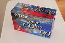 Cassetes Audio TDK SuperCDing Novas Seladas -  inclui portes