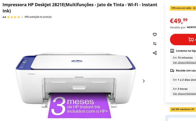 Impressora HP nova