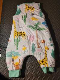 Chilsuessy śpiwór niemowlęcy z nogawkami, wzrost dziecka 80-90 cm