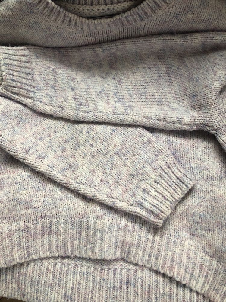 Liliowy fioletowy milutki sweterek 146 r. 11-12 l. Reserved |paczkomat
