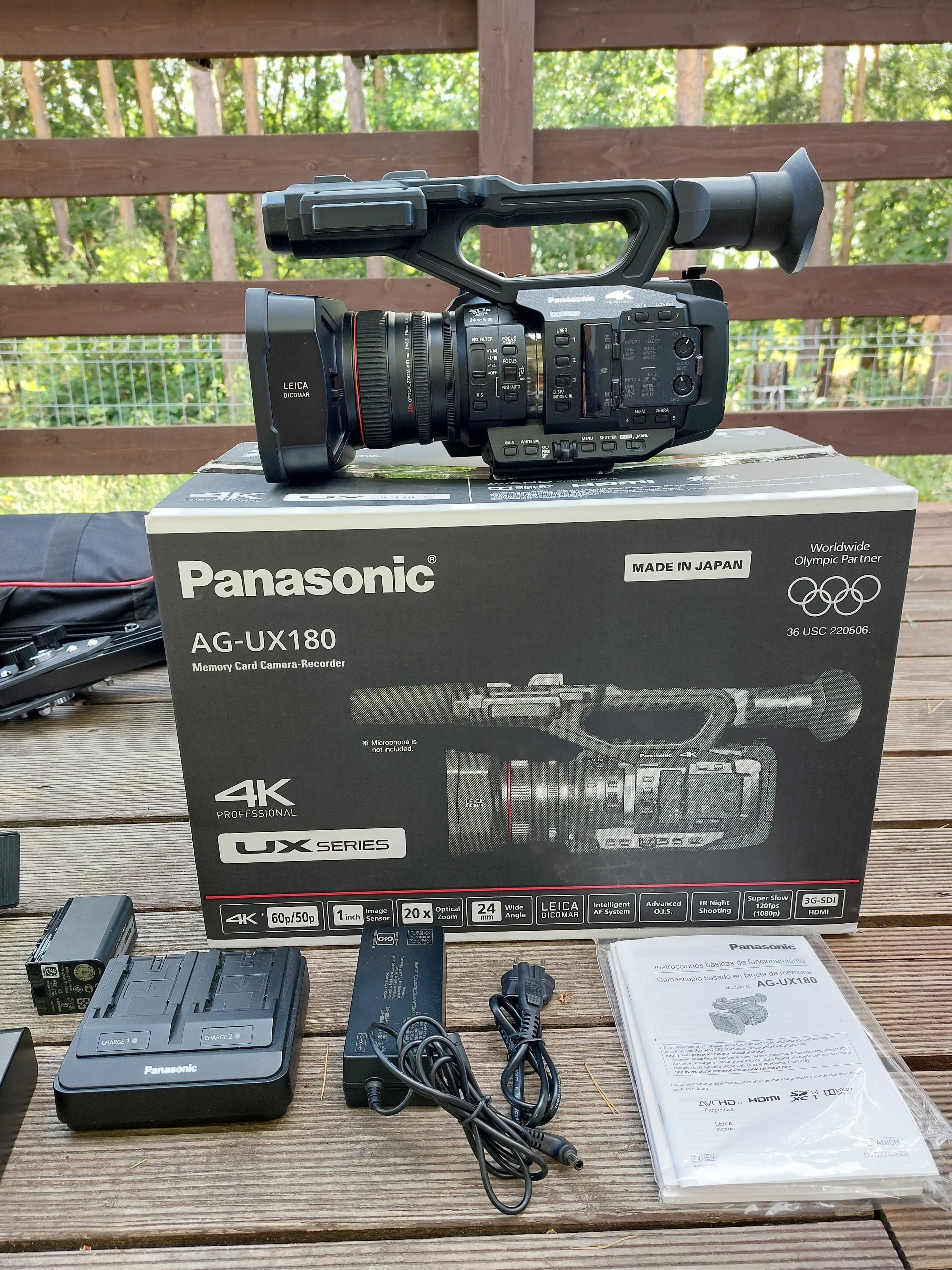 gotowy zestaw do nagrywania Panasonic AG-UX180  4K