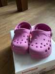 Buty dziewczęce różowe klapki crocks rozmiar 20