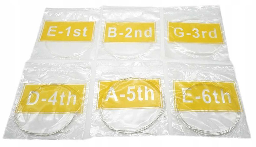 Struny do gitary klasycznej Nylonowe Komplet 6 szt * Wejherowo