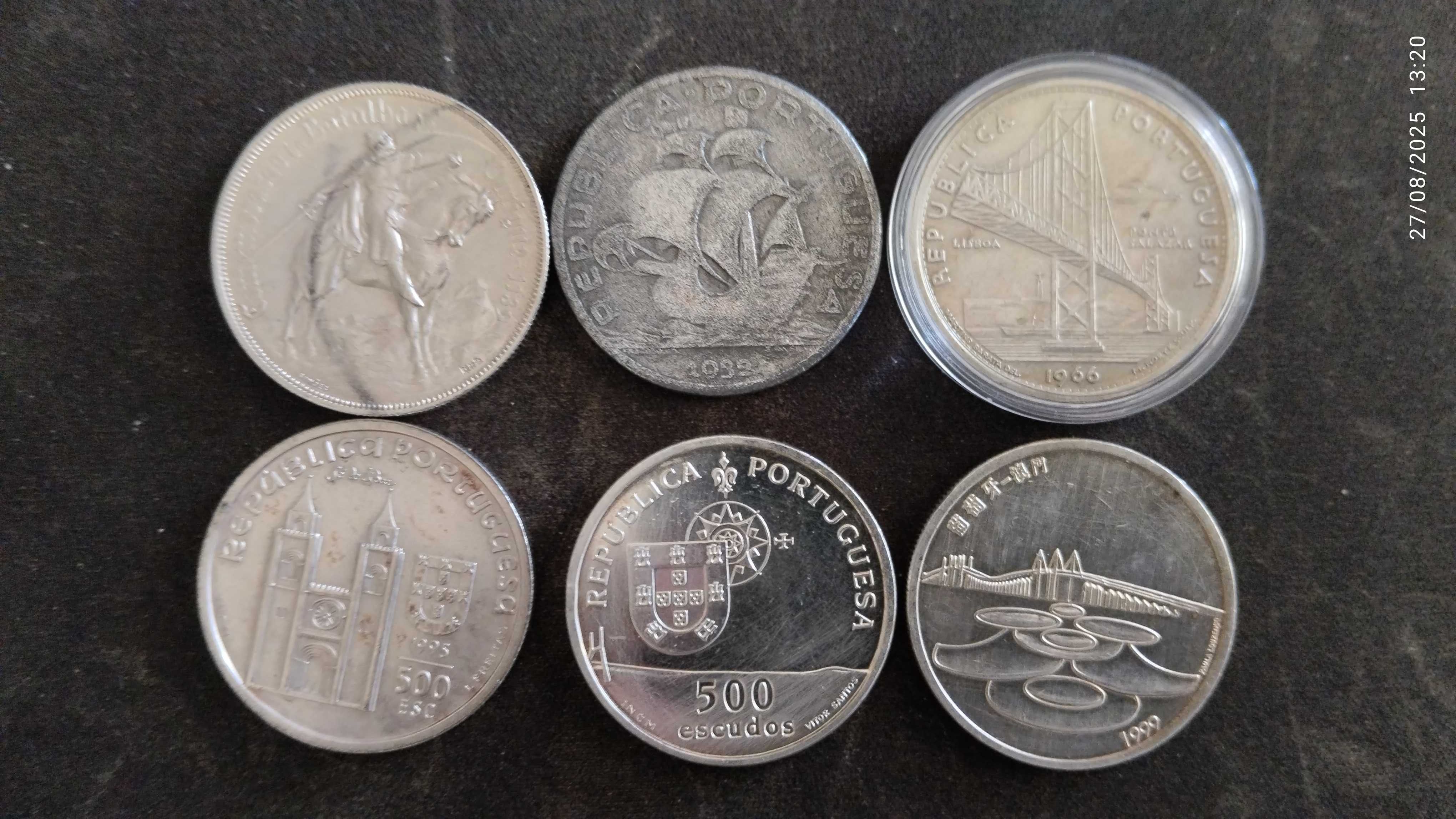 Moedas de Prata (vendo ou troco)