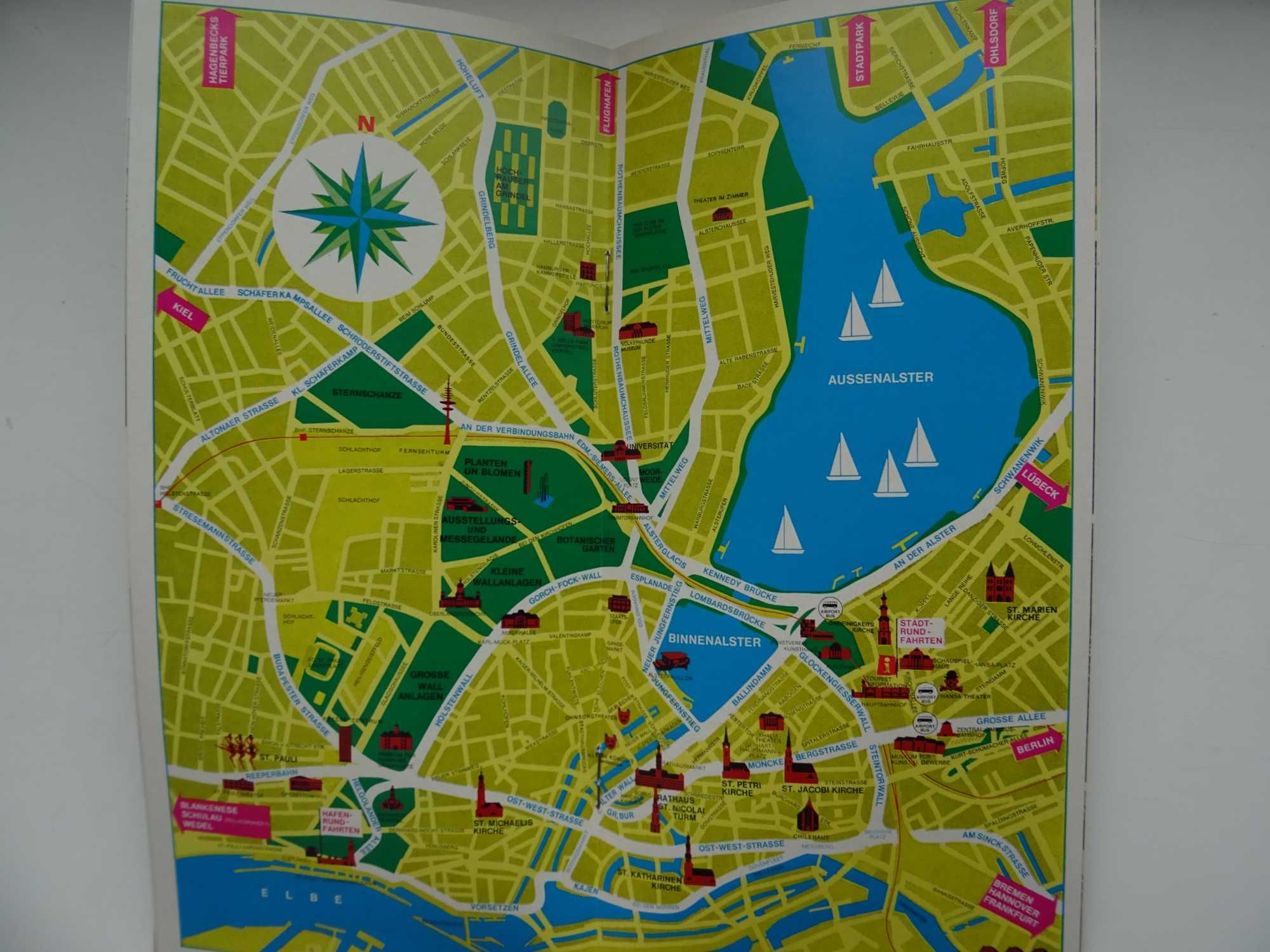 Hamburg 1970 RFN dwie broszury ilustrowane