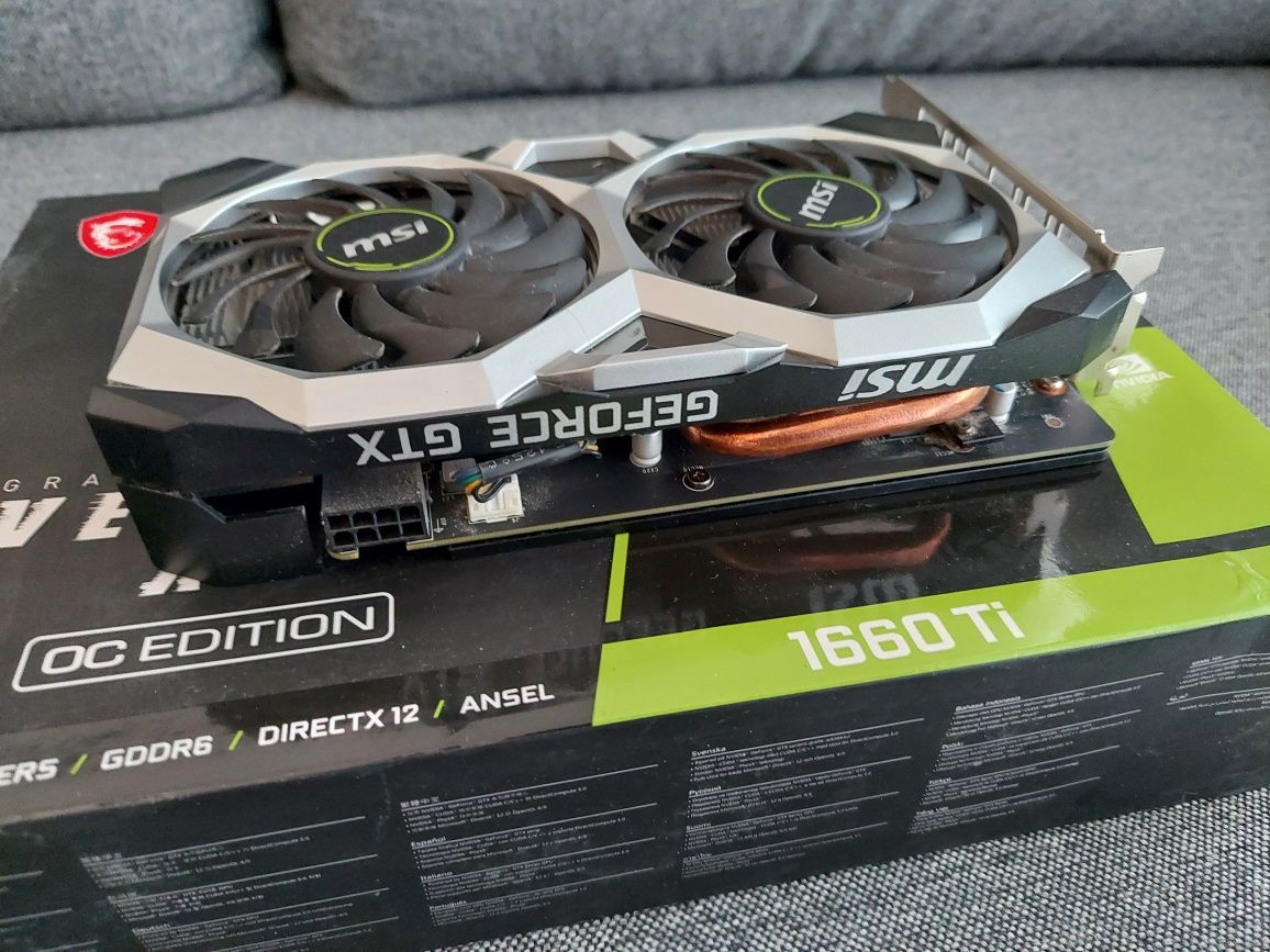 MSI GeForce GTX 1660 Ti Ventus XS OC Edition 6GB Karta Graficzna