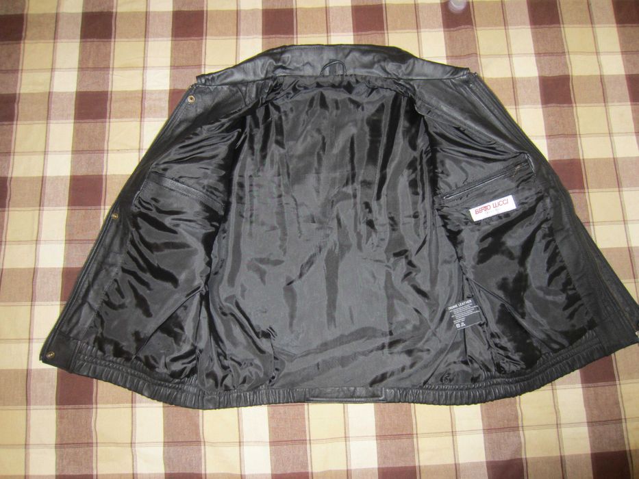 Кожаная жилетка с карманами ,мотожилетка XXL Berto Lucci Косуха