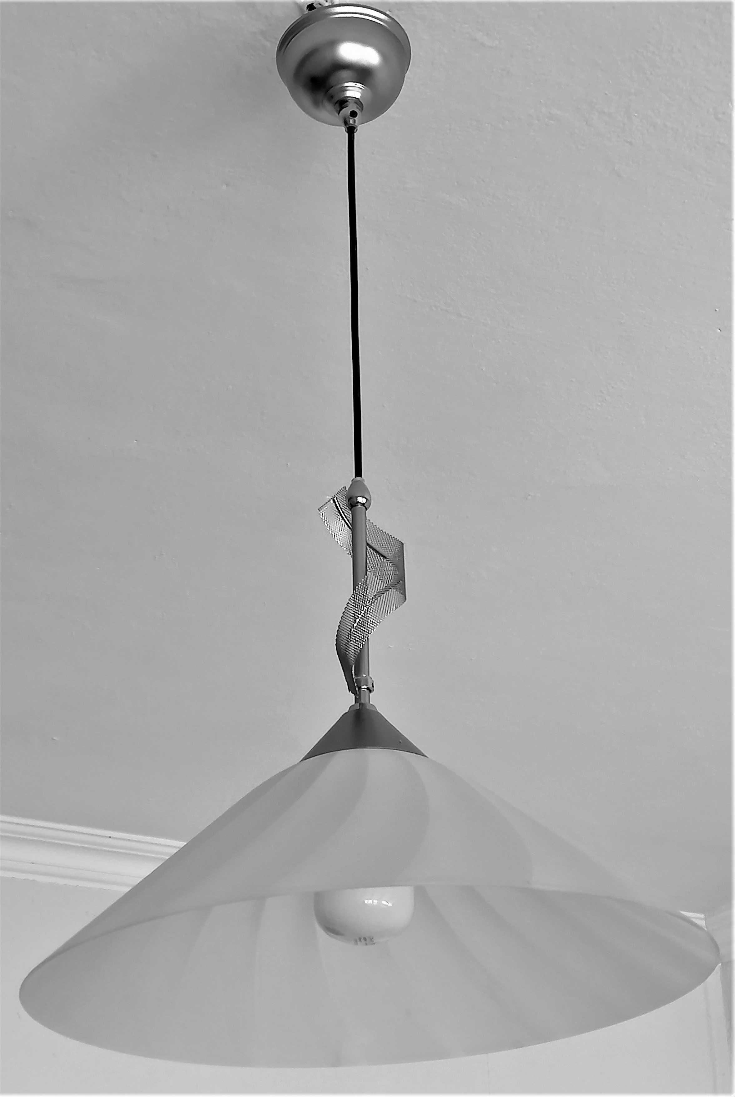 Lampki nocne biurkowe 2 sztuki + lampa wisząca włoskie VEN-LUX