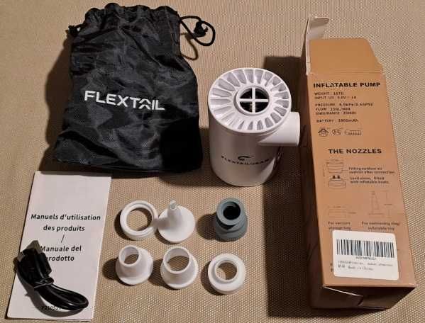 Elektryczna pompka powietrza do materaca piłek dmuchańców MAŁA MOCNA