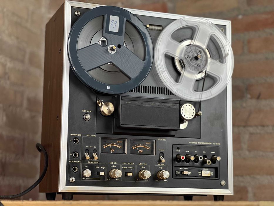 Sony TC-640 reel-to-reel – klasyk vintage audio, lata 70., Japan