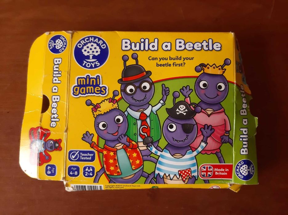 Gra planszowa układanka puzzle Built A Beetle Orchard Toys NIEPEŁNA