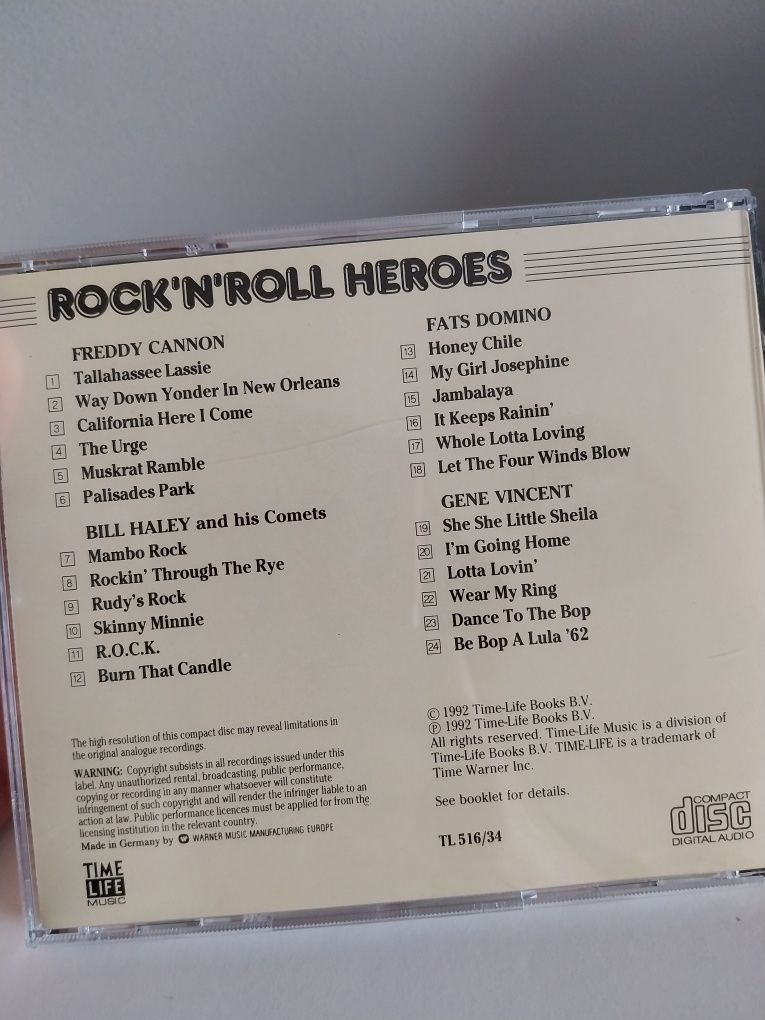 CD Rock'n'Roll Heroes, 24 músicas