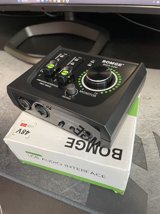 Звуковая карта BOMGE 2-channel USB Audio Interface + 48v