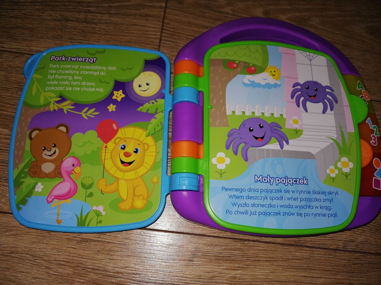 Fisher price książeczka z wierszykami