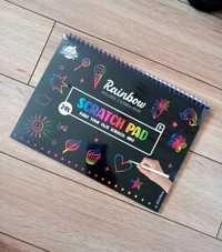 Magiczny blok Scratch Pad Rainbow 24 strony