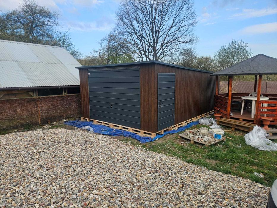 Garaż blaszany 4x5 Garaż blaszak 4x6 Magazyn Producent Garaż 3x5 5x7