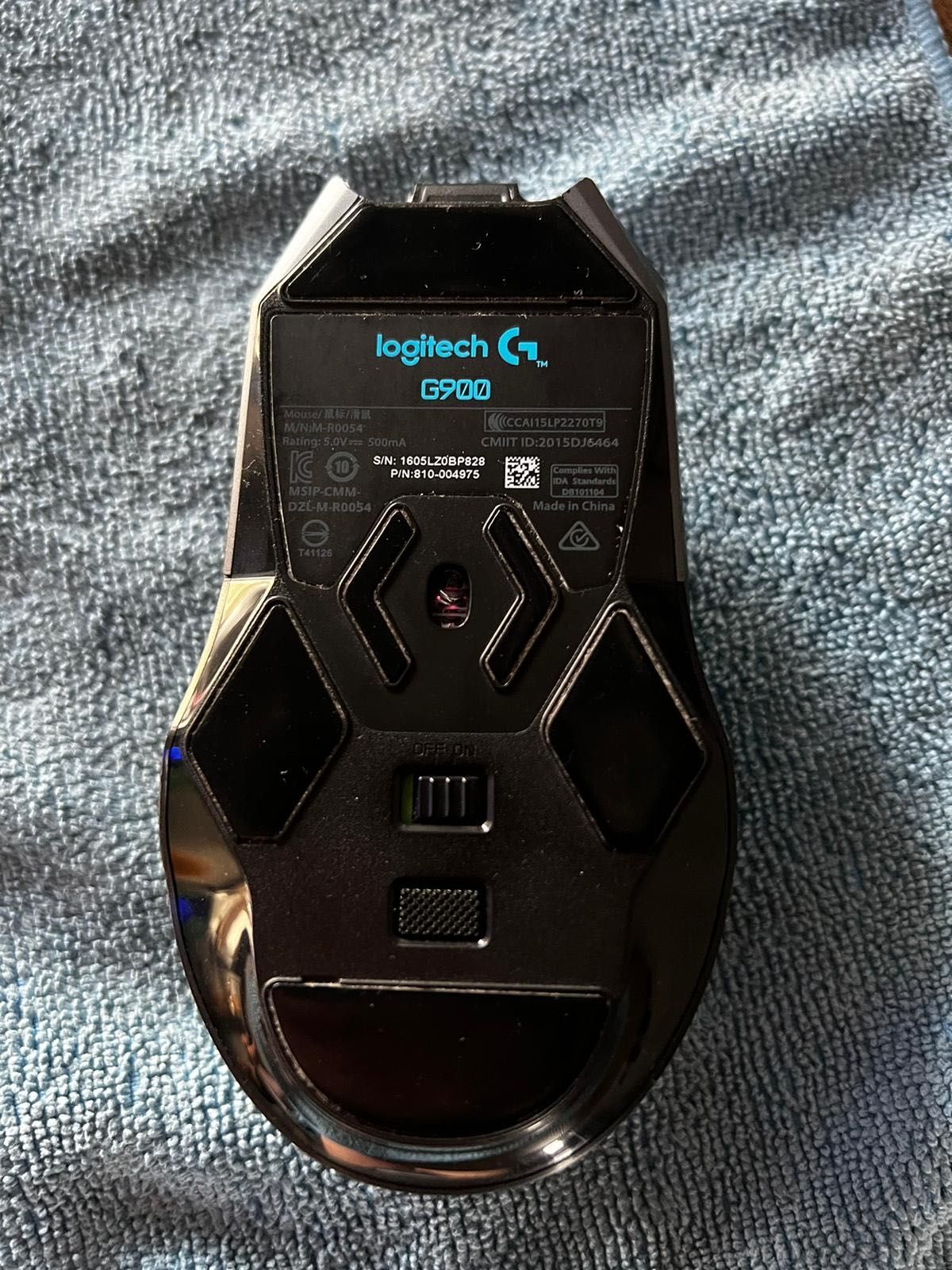 Myszka Logitech G900 Chaos Spectrum Okazja RGB Bluetooth USB 12000 DPI